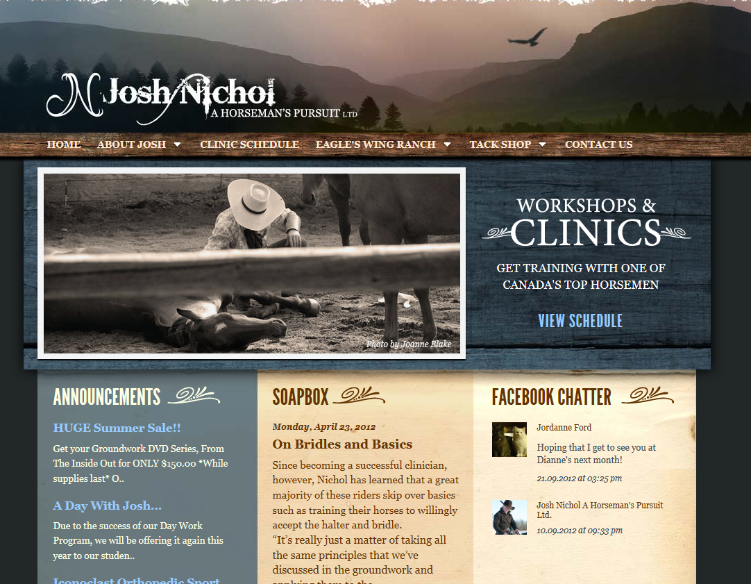 Josh Nichol Website